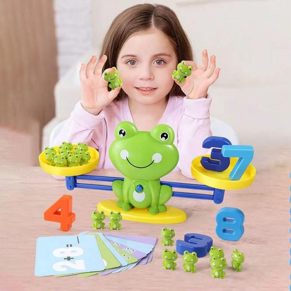 Interactive Frog Digial Blancne Tree Toy Frog Stackable Balance Tree Game  Friends