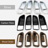Inner Door Bowl Protector Frame Cover Trim Sticke For Toyota Corolla     ABS Car Accessories