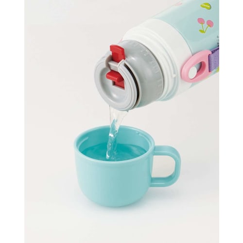 Skater Stainless Steel Water Bottle Replacement Spare Cup Light Blue SKDC4 for SKC4 P-SKDC4-C