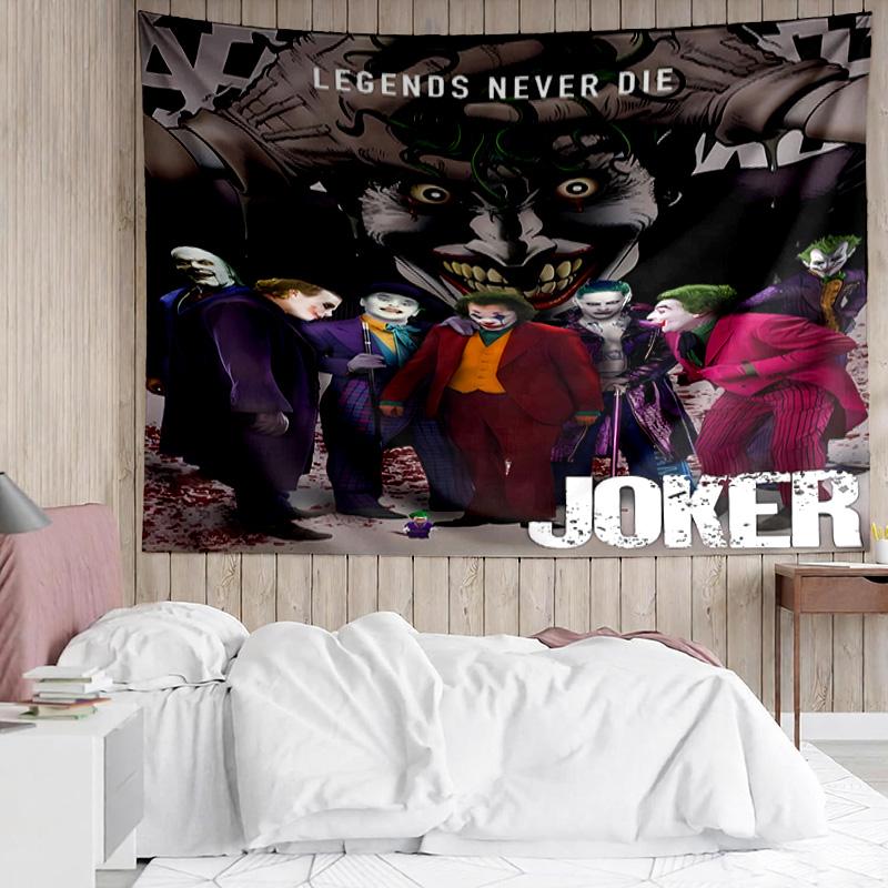 Joker Tapestry for Bedroom Aesthetic Classroom Tapestries Wall Hanging for Living Room Dorm Office,Ideal Creative Gift