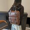 Retro Women's PU Backpack Student Schoolbag Campus Backpack