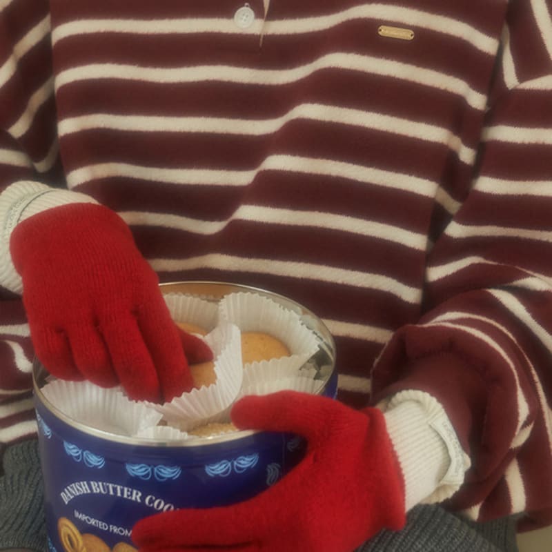 LETTER FROM MOON Benny Holgarment Wool Knit Gloves (4 Colors)