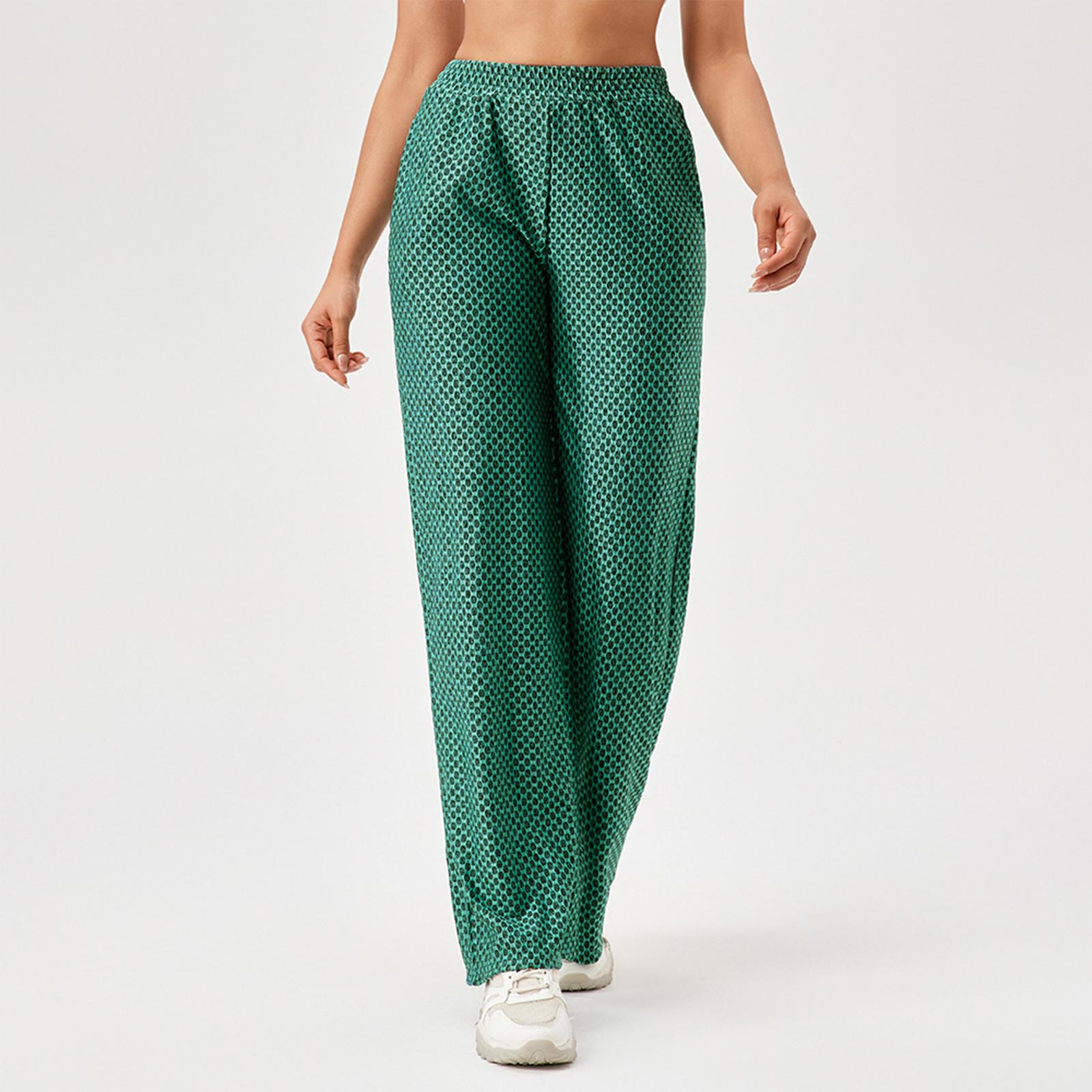 

Женские брюки с высокой талией для контроля живота, спортивные тренировки, бег, йога, тренажерный зал, танцевальные брюки S