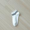 5 Pairs of Female Pure Cotton Non Slip Non Drop Heel Anti   Bacterial Breathable Sweat Absorbing Boat Socks