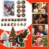 Advent Calendar Santa Claus Flying Dragon Design 24-Day Countdown Festive Family Activity Calendar Festive Atmosphere Enhancer
