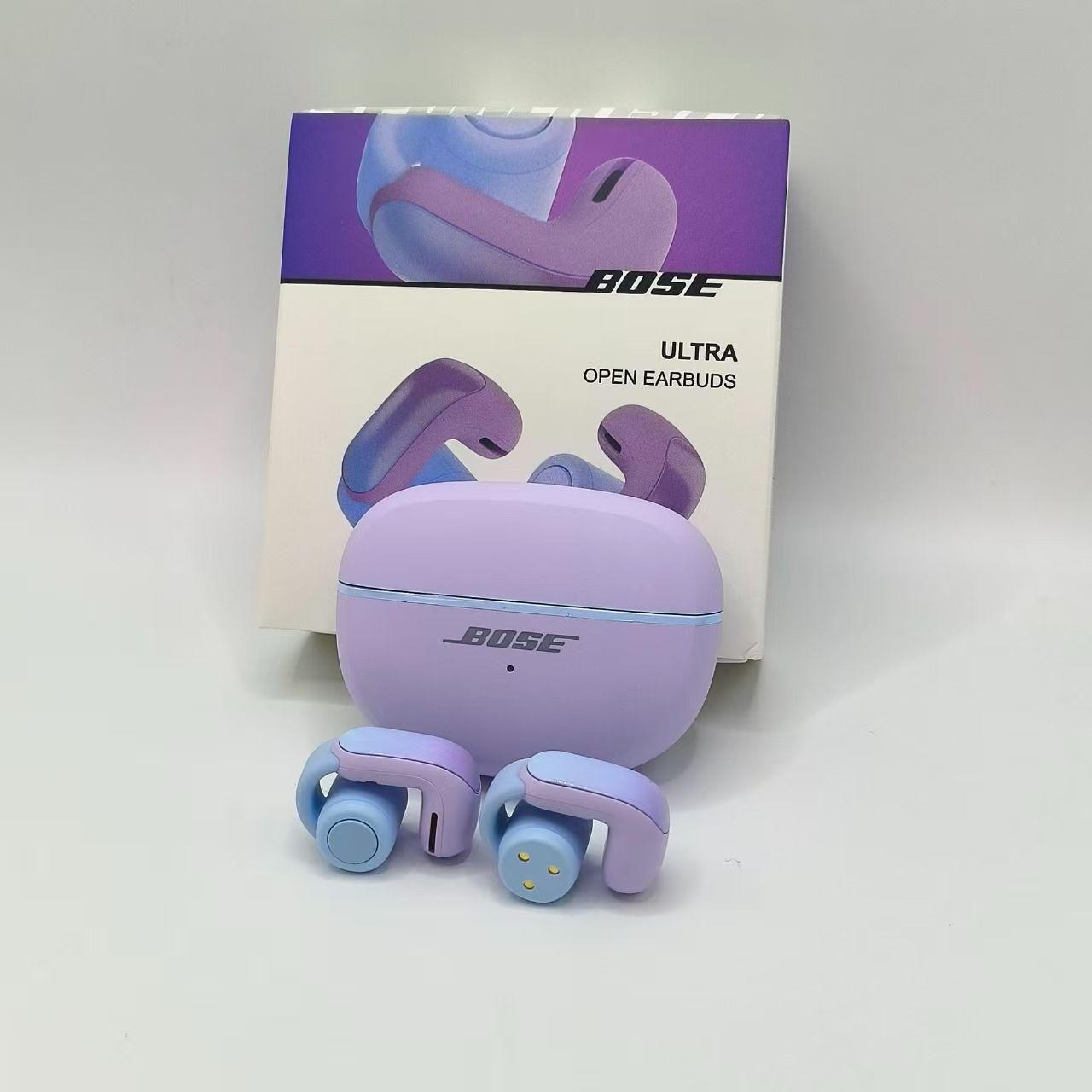 

Bose Ultra V12 Open-Ear Wireless Sport Headphones, Clip-On, Long Battery Life, Noise Cancelling фіолетовий