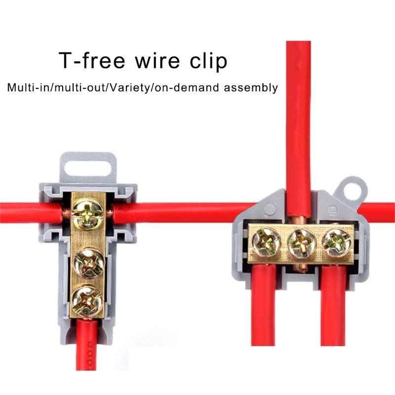 Quick Electrical Cable Terminals Block Junction Box Connectors Wire Connector High Power Splitters Wiring Connector