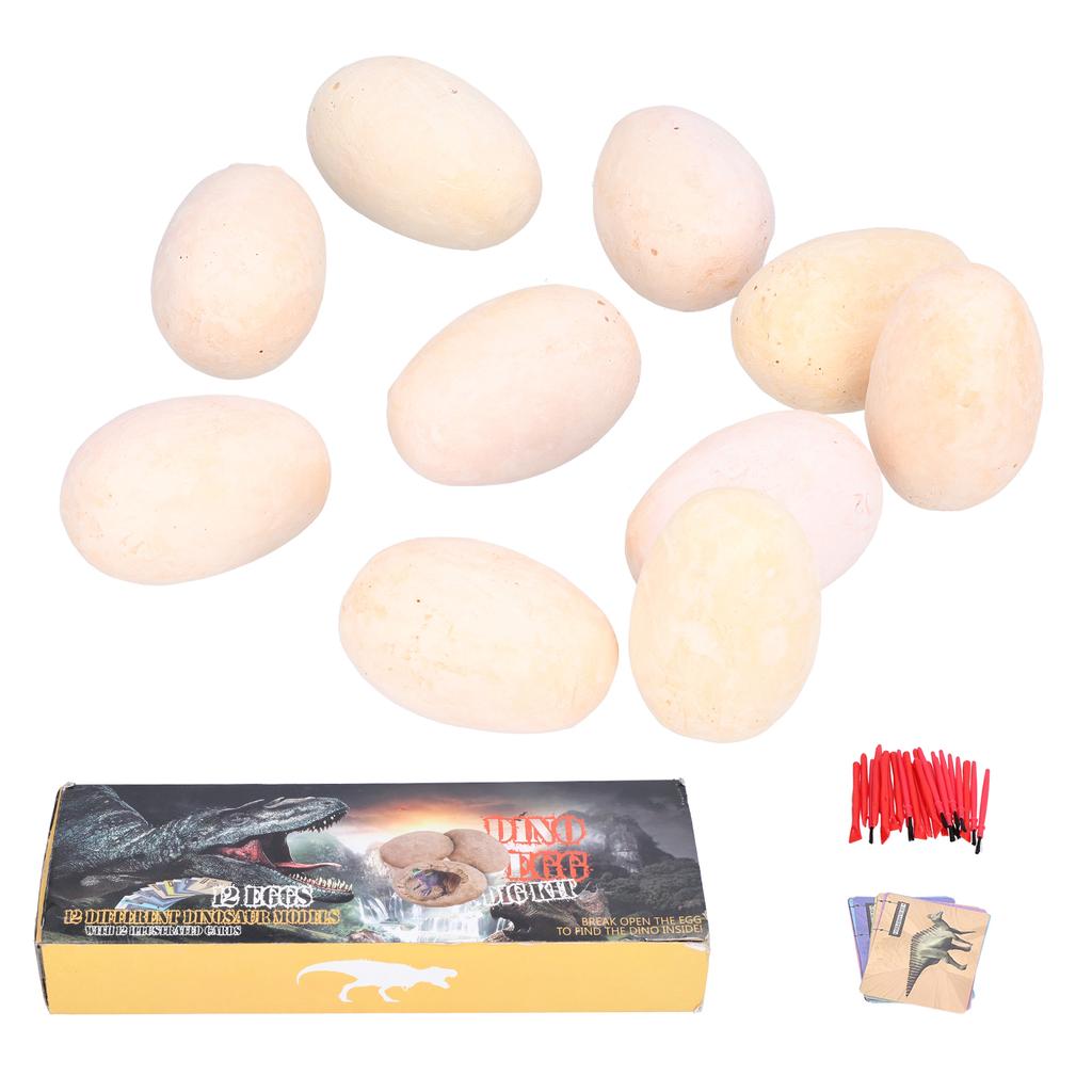 Kit de Săpat Ouă de Dinozaur Arheologie cu Simulare Înaltă Cadou Educativ pentru Băieți Fete Copii Mici