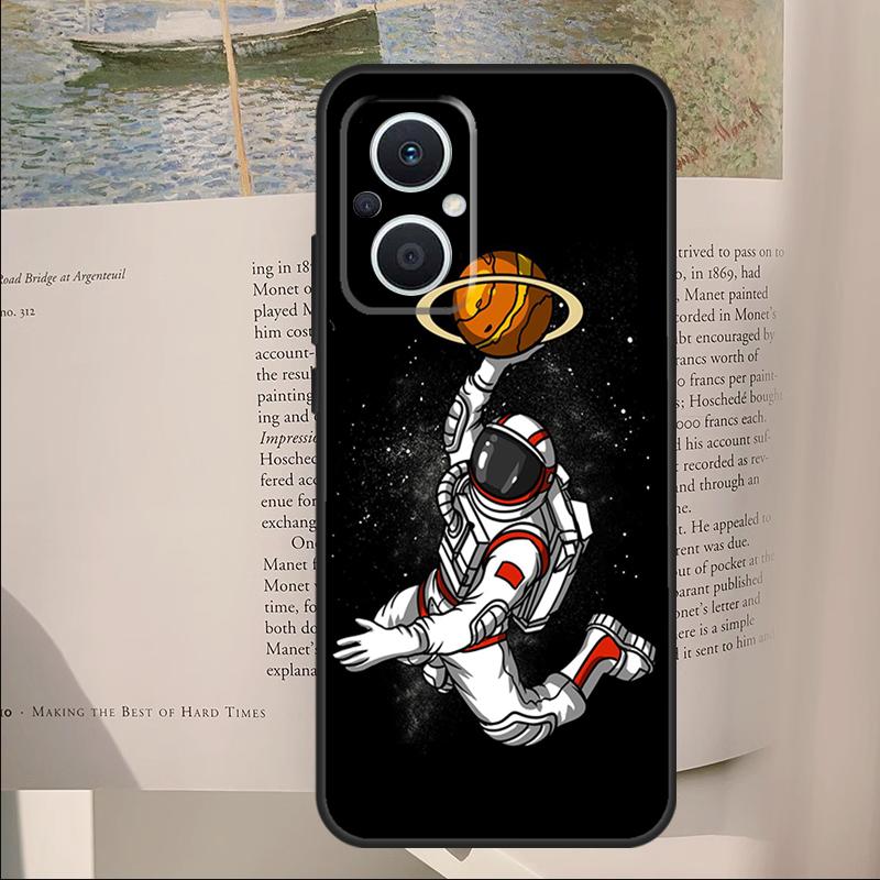 Astronaut Baseball Soccer Basketball Cover For OPPO Reno 14F 11F 12F 13F 10 11 12 13 14 Pro 7 8 Lite OPPO Find X6 X8 X9 Pro Case