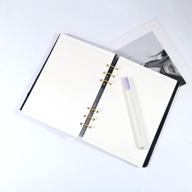 Notebook Cover Resin Mold DIY Crystal UV Epoxy Silicone Molds Note Book Notepad Covers Resin Casting Mould with Rings