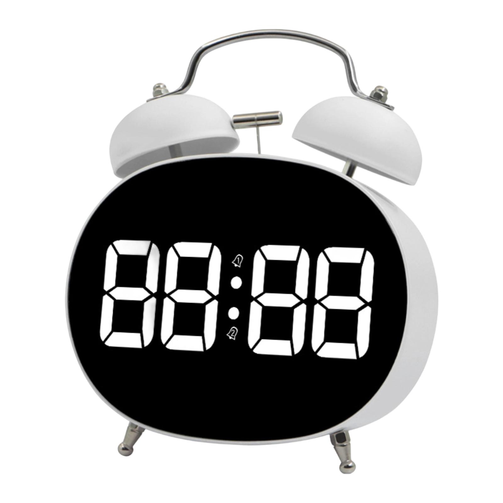 

Creative Wake-up Desktop Display Multifunctional Clock Intelligent Desk Clock One Size білий