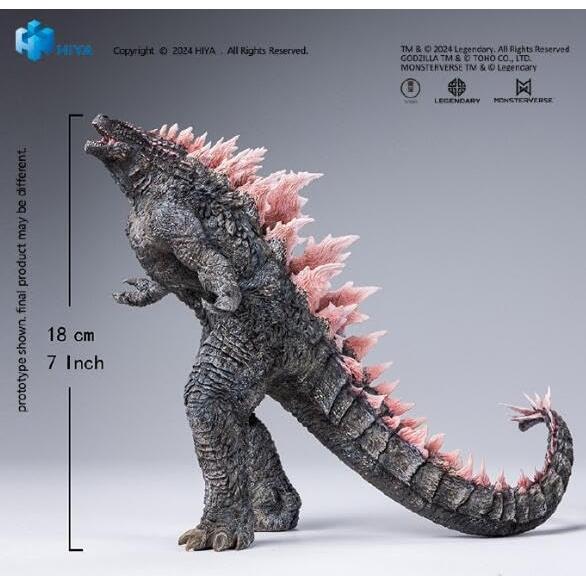 AC HIYA TOYS Exquisite Basic Godzilla vs. Kong 2: New Empire Series Godzilla Painted Figure - Fully Finished Collectible