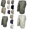 Men's Summer Casual Cargo Shorts Crafted From Premium Quality Cotton Blend Fabric