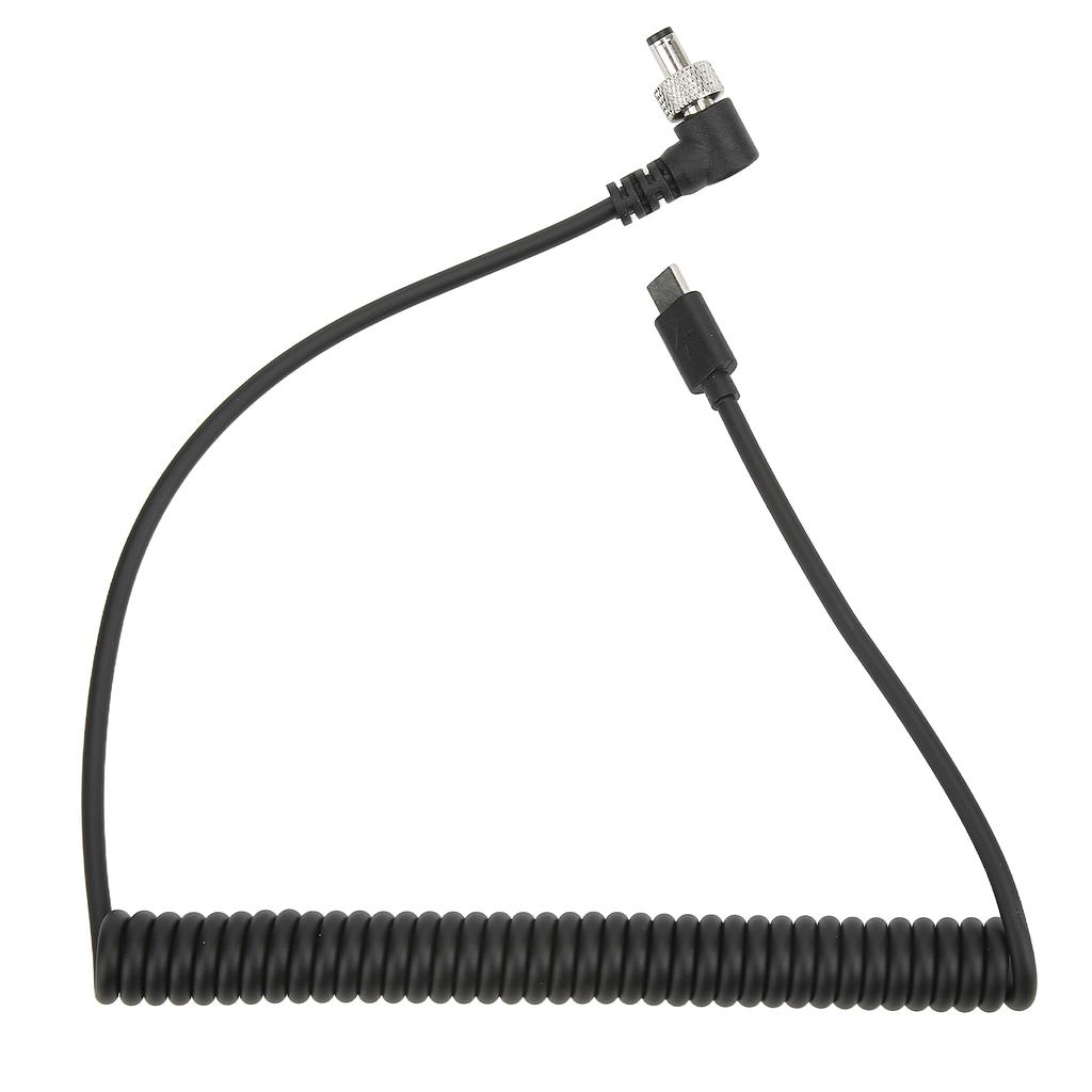 Type C to DC 5.5x2.5mm PD Power Supply Cord 12V Fast Charging Cable with Lock End for Laptop Notebook