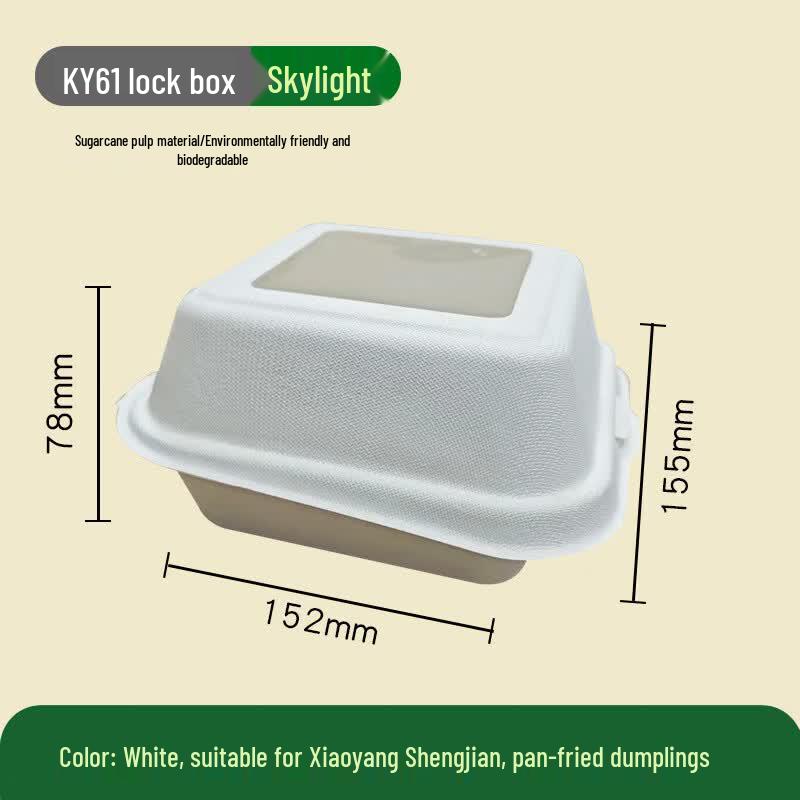 Disposable Pulp Food Containers with Lids