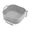 2Pcs Silicone Liners Square Air Fryer Liners Reusable Air Fryer Liners Silicone Oven Liner Baking Tray for NA229 220