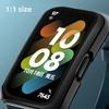 Glass Case Protector For Huawei Band 7 6 Honor Band 6 Bumper Shell Cover For Huawei Band7 Band6 Protective Screen Film Case