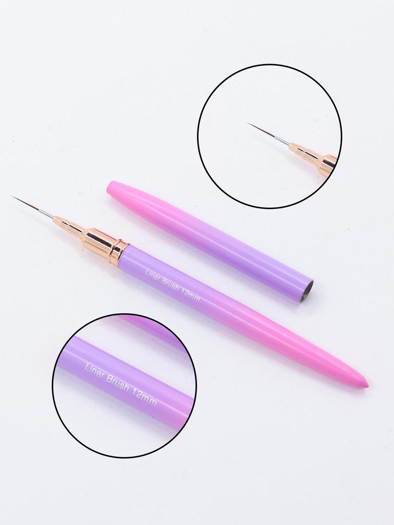 Japanese Pink Gradient Nail Art Striping Brush for Drawing & Flower Painting