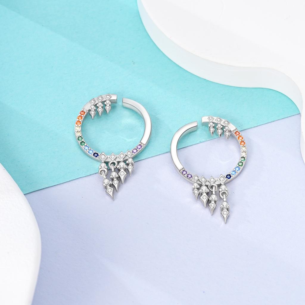 Plated Hoop Earring for Woman Pendientes Drop Earring Fashion Jewelry