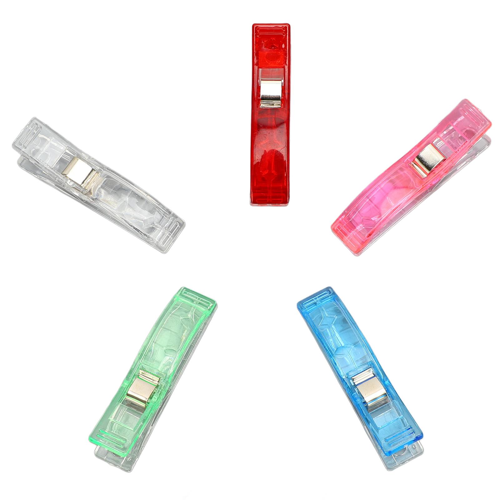 

50 шт. прозрачные пластиковые мини-прозрачные многофункциональные зажимы для одежды фотографии закуски