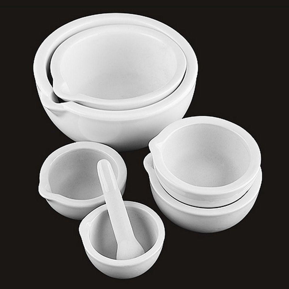 Non-Slip Base Mortar and Pestle Set Eco-Friendly Spice Grinder Ceramic Grinder Kitchen Tool