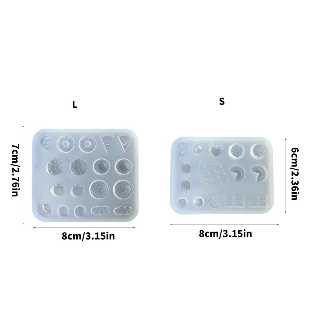 Practical Accessory Crafting Mold Convenient Silicone Mold Set for Making Various Crafts and Handmade Jewelry Projects
