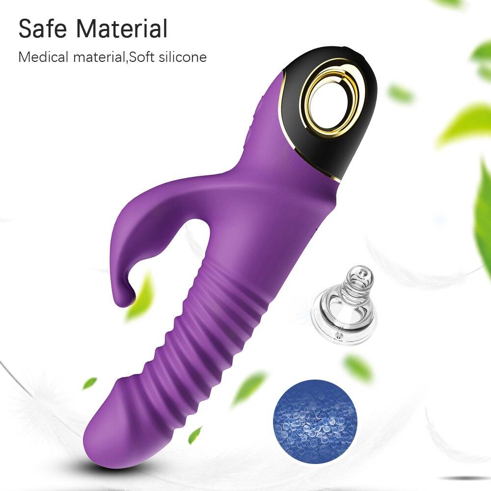 9 Vibrator Schubdildo Frauen Automatische Teleskop Rotation G-punkt Klitoris Stimulator Weibliche Masturbation Sex Spielzeug für Frau