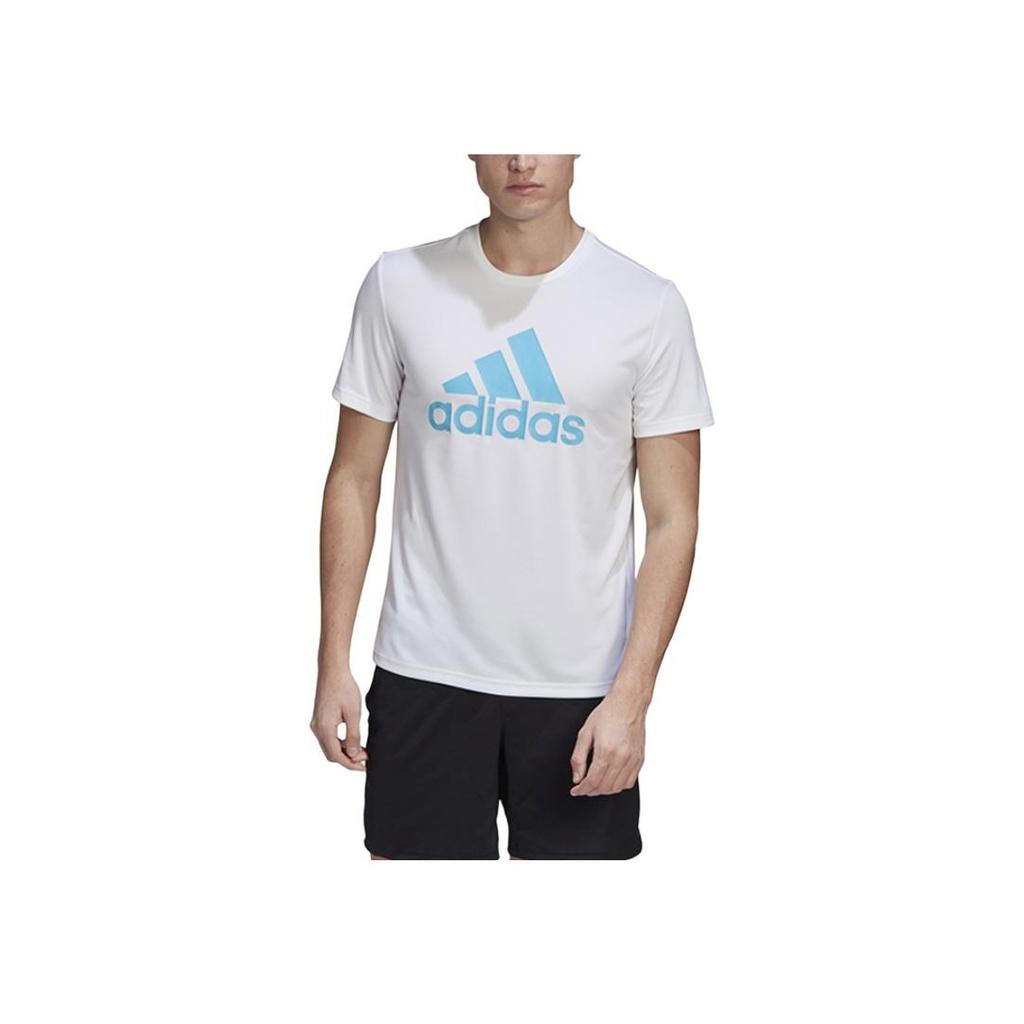 Adidas Casual Sport Round Neck Short-Sleeve T-Shirt Men Tops White FT9735