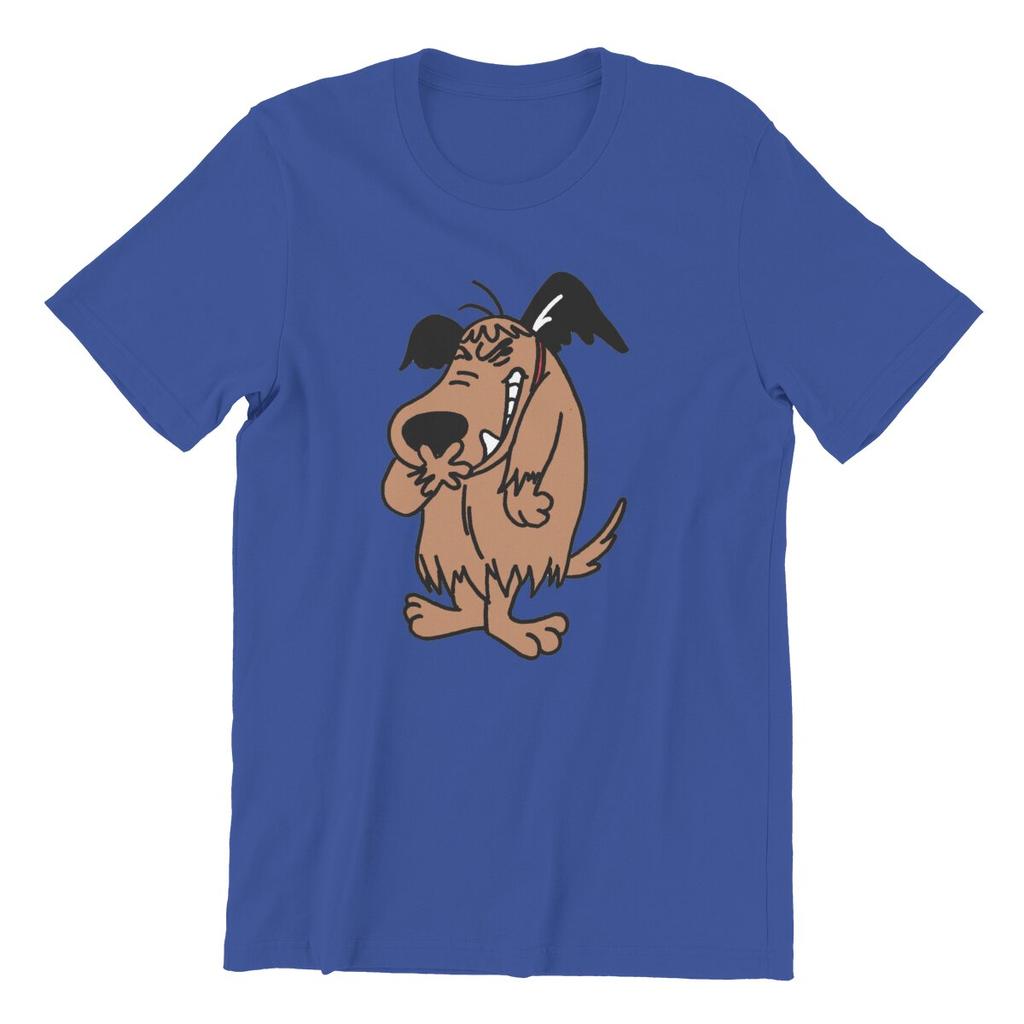 Leisure Muttley Mutley Cartoon Laughing Laugh Dog T-Shirts Men O Neck Cotton T Shirts Short Sleeve Tee Shirt 6XL Tops