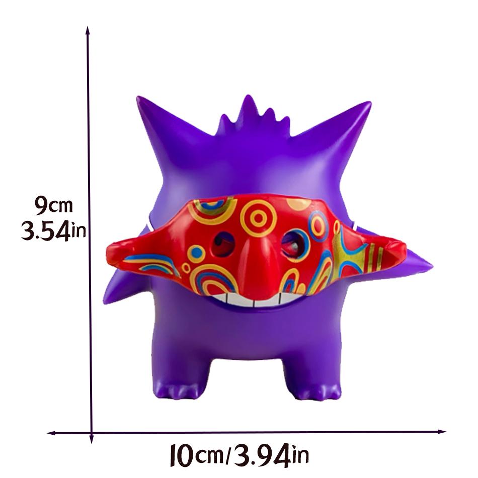 Pokemon Gengar Figure Action Figure Anime Ornaments Kawaii Elf Model Doll Cartoon Characters Children'S Toys Birthday Gifts