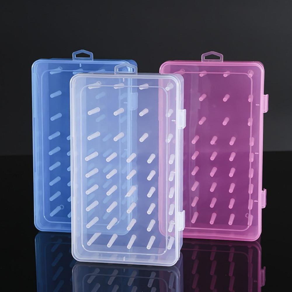 42-Achsen-Spulenbehälter Transparente Nähaufbewahrungsbox Nadel- und Fadenbox Nähwerkzeuge