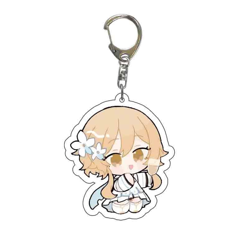 Key Acrylic Chain Key Chain Venti Klee Barbara Diluc Key Ring Pouch Pendant
