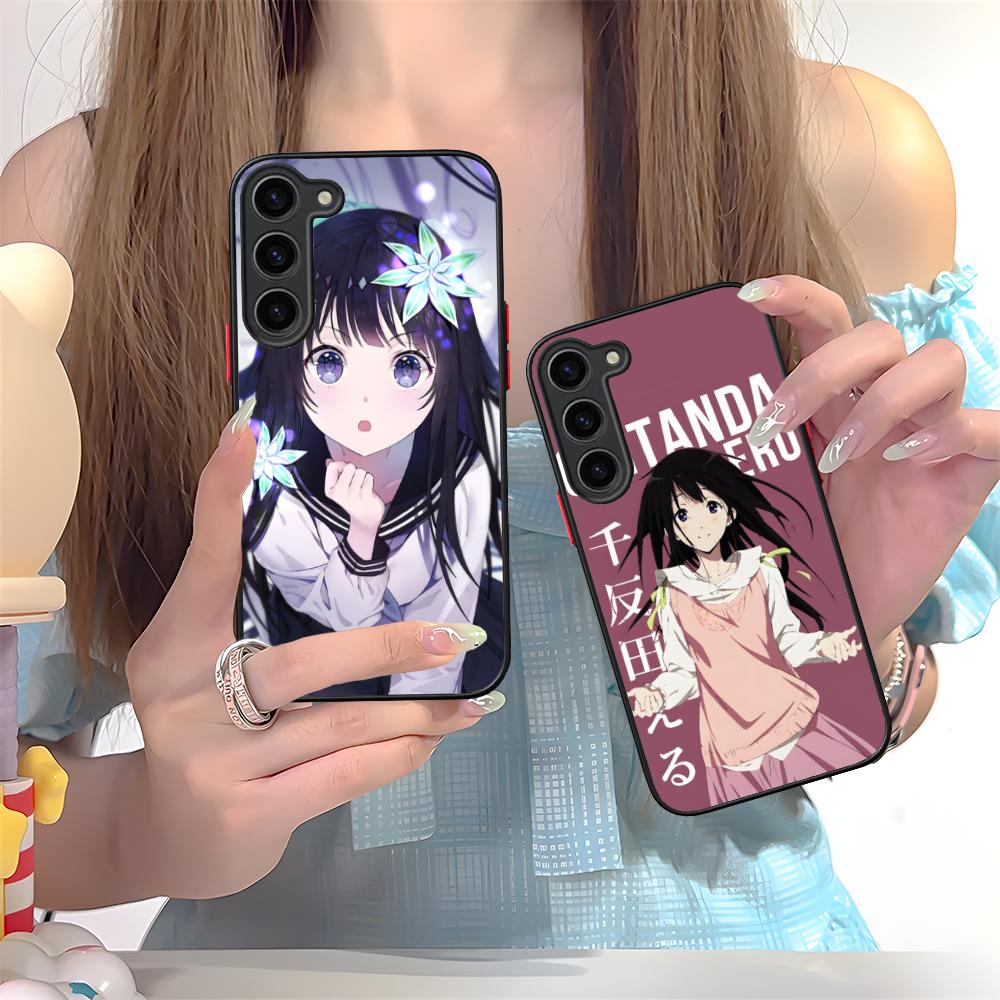 Hyouka Chitanda Silikonowe Etui na Telefon Komórkowy do Samsung Galaxy S26 S25 S24 S23 S22 S21 Plus FE Ultra Kolorowe Pokrowiec