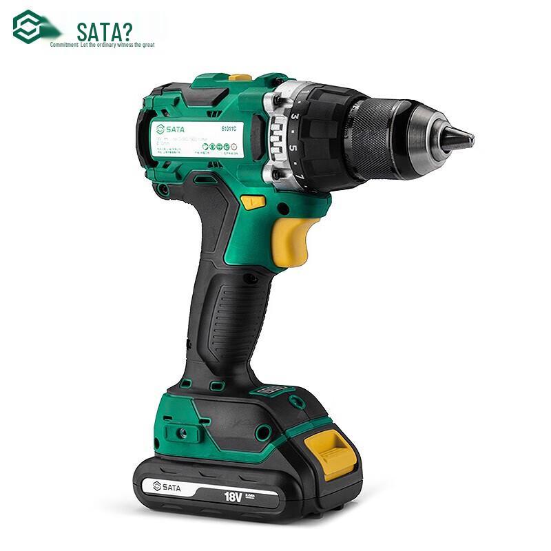 

SATA 18V Cordless Brushless Drill/Driver Kit CN plug (adapter included)