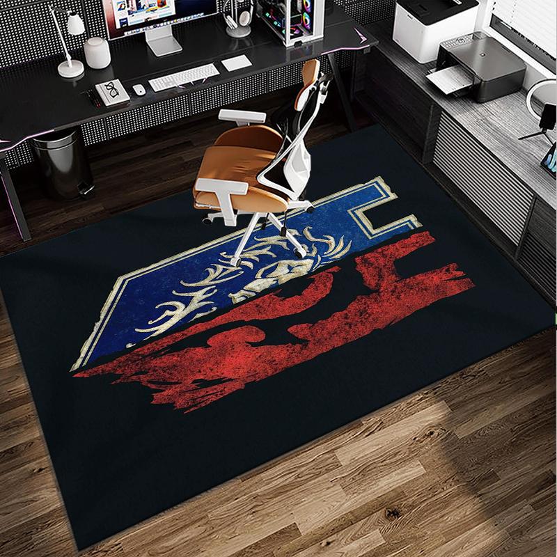 Warcraft Game Office Rug Chair Mat, Game Carpet, Suitable for Front Door, Bedroom, Living Room, Desk, Holiday Gift