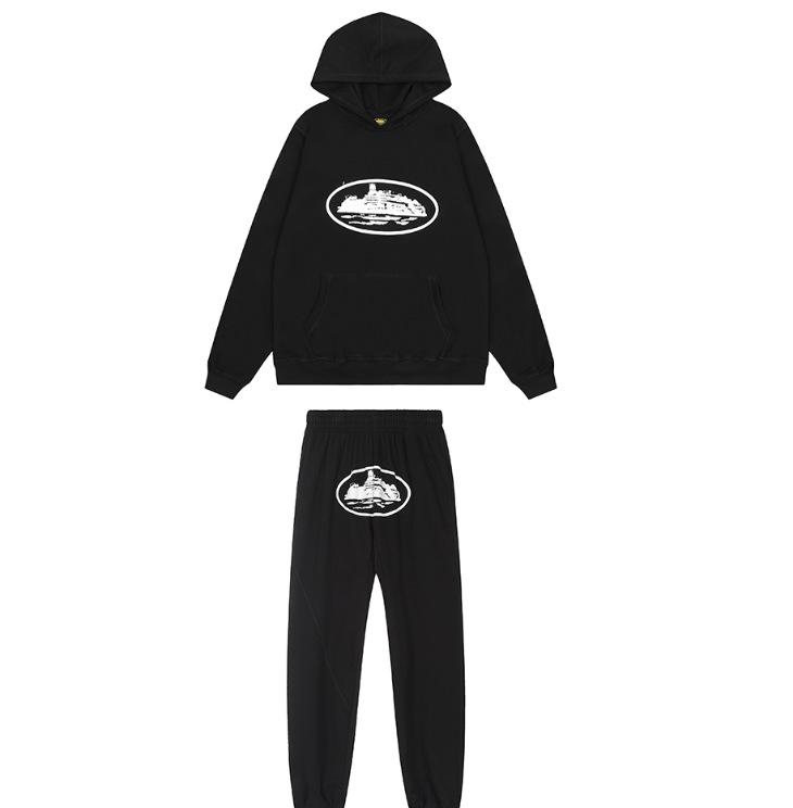 Klasická mikina s logem parníku a sada unisex ležérních tepláků