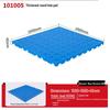 Warehouse Grid Plastic Pallet: Thickened Moisture-Proof Single-Sided Floor Mat for Logistics.