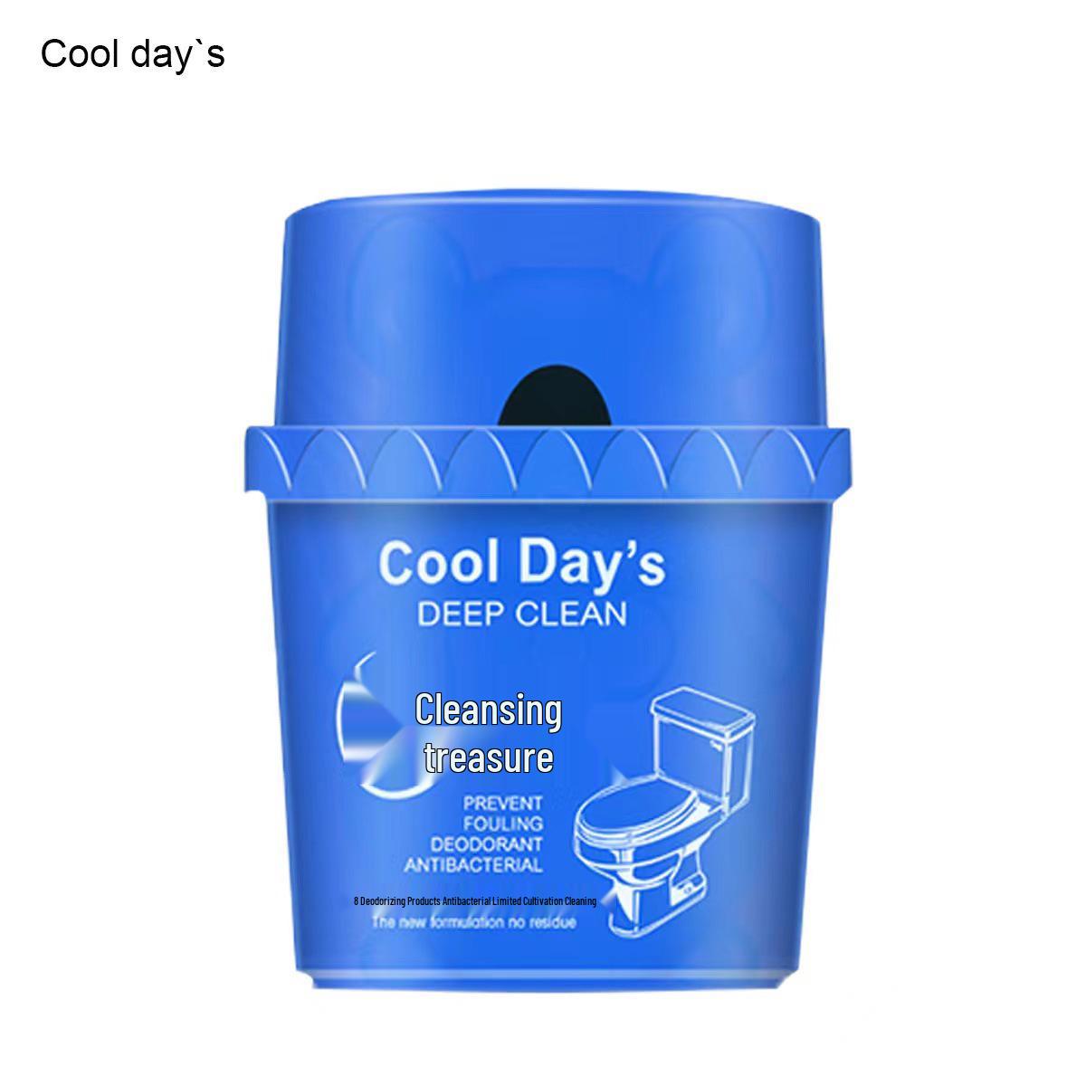 

CoolDays Синий Пузырьковый Очиститель для Унитаза - Долгодействующий, Автоматический Освежитель Бачка и Чаши с Ароматом