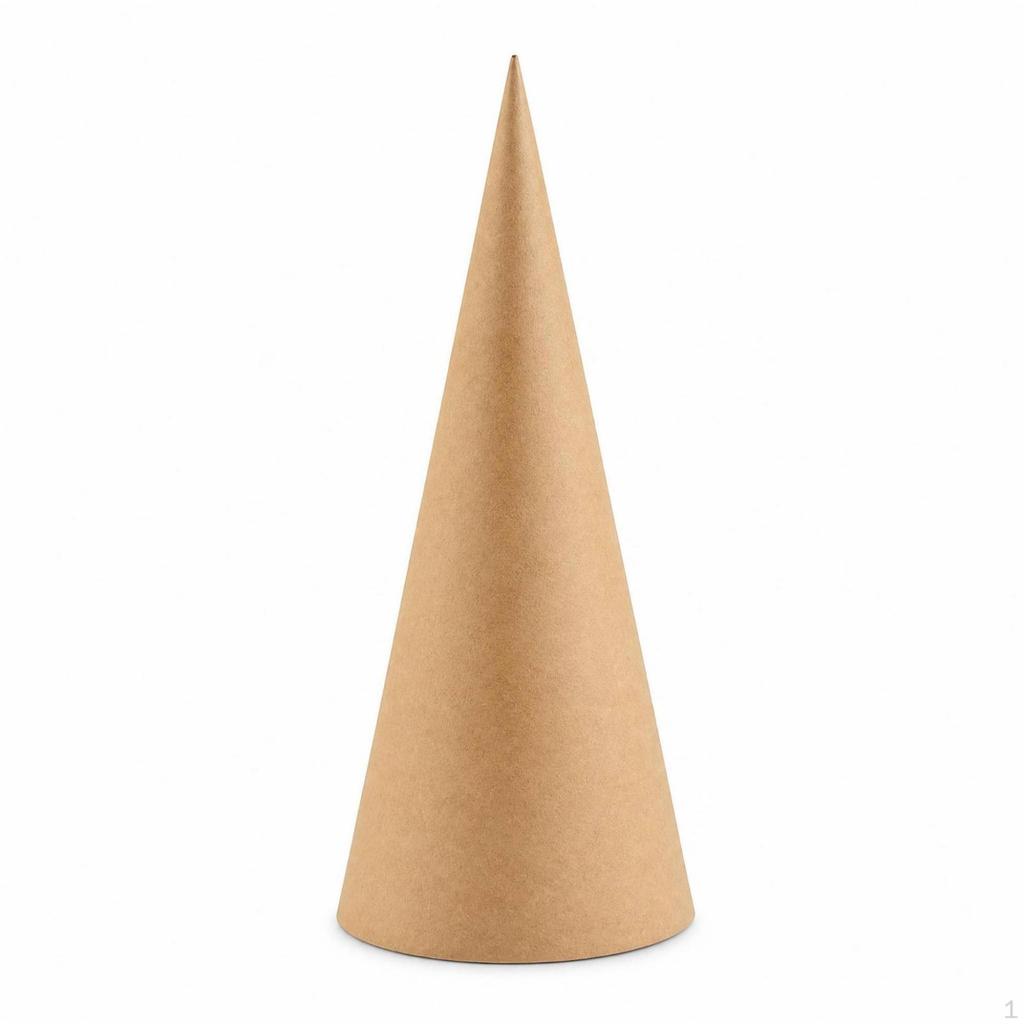 Paper Ornament Matte Cone Conical Decor 15CM