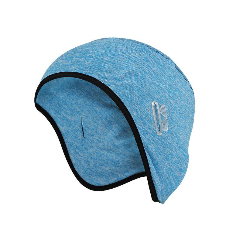 

Warm Earflaps Cap Helmet Lining Fleece Hat Outdoor Sports Running Climbing Marathon Cycling Skull Hat Skullcap
