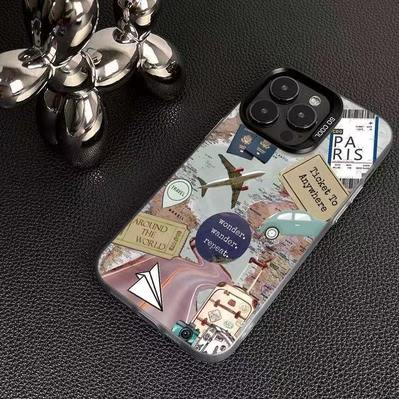 Cross-border Road Aircraft Protective Case for iPhone 16 Pro Max, 15, 14, 13, 12