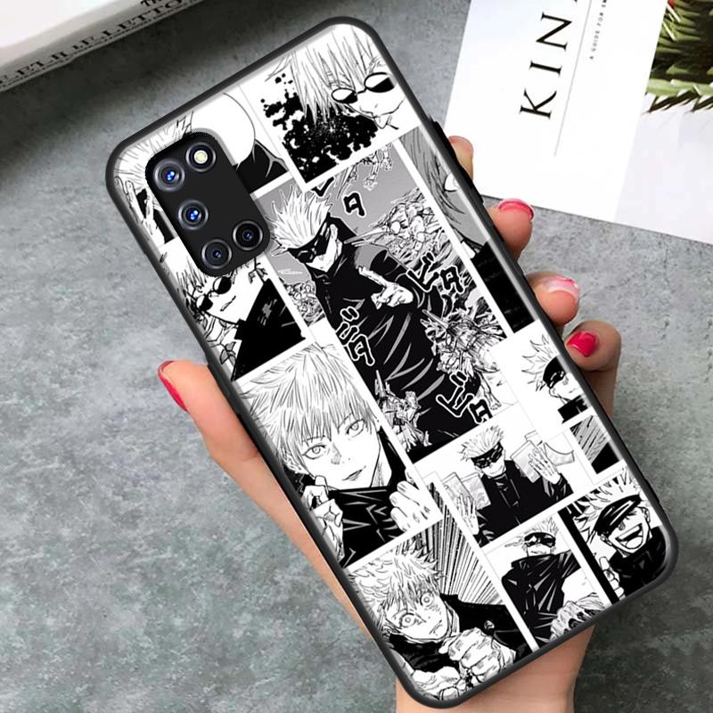 

Аніме-чохол Jujutsu Kaisen Gojo Satoru для OPPO Reno 5 Lite 2Z 2F A15 A52 A72 A92 A83 A54 A74 A94 A5 A9 A31 A53S 2020 Coque OPPO Reno 2Z