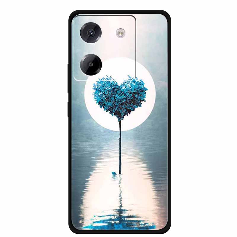 For Xiaomi Poco M7 Pro 5G Case Cartoon Painting Style Soft Silicone TPU Back Cover Cases for Poco M7 Pro 5G Shockproof Cover New