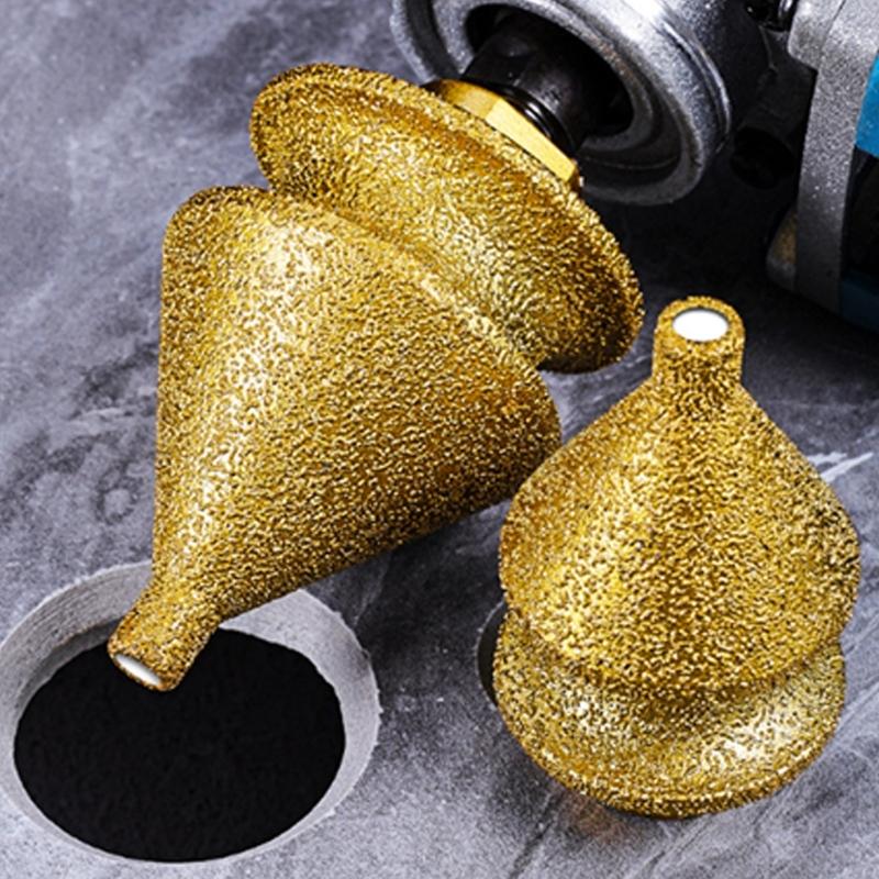 Effizientes Steinbohrloch-Erweiterungs-Hartmetall-Fasenfräser für Steinbearbeitung Trocken-Nassschneiden Loch in Keramik