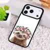 Raccoon Fox Animal Flower Shockproof Phone Case for iPhone 17 Air 16e 15 11 12 14 13 Pro Max Cover Coque