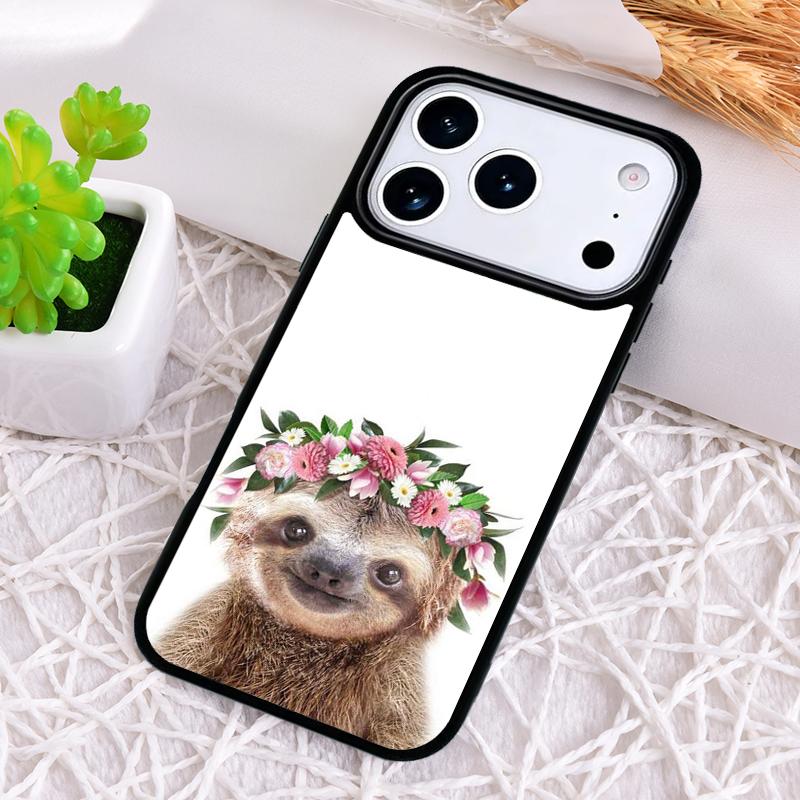 Raccoon Fox Animal Flower Shockproof Phone Case for iPhone 17 Air 16e 15 11 12 14 13 Pro Max Cover Coque