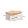 Walnut White/Black Bathroom Paper Towel Holder Aluminum Wall-mounted Toilet Paper Holder Toilet Paper Box Tissue Bathroom Shelf