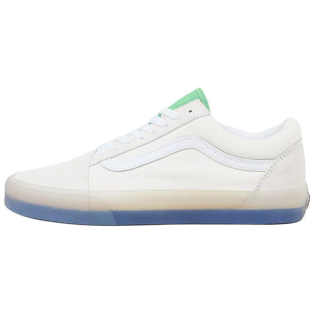 Vans Old Skool  White Blue  Men s VN0005UFWGR