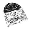 ZLIENSZUS Adult Knit Hat with 2D Volleyball BW Print - Suitable for Cold Weather, Subtle Fashion, Casual Winter for &, Warm Beanie for Daily Wear, -Th