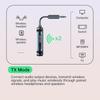 Upgrade Color LED Display Bluetooth 5.4 Transmitter Receiver 3.5mm AUX HIFI Stereo Audio Wireless Adapter With Mic For TV PC Car